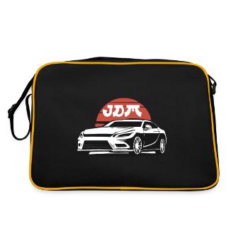 JDM Japan Motorsport Tuning Auto Drift Tuner Car - Retro Bag - black/gold - Back