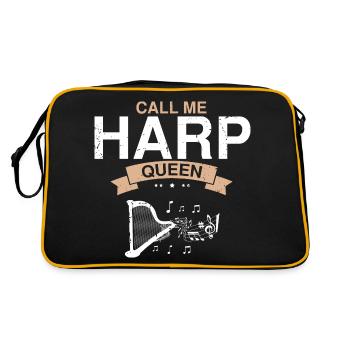 Conceptions de joueurs de harpe pour les conceptions de joueurs de harpe - Sac Retro - noir/or - Dos