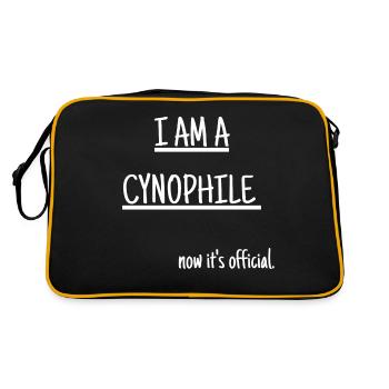 Je suis cynophile - Sac Retro - noir/or - Dos