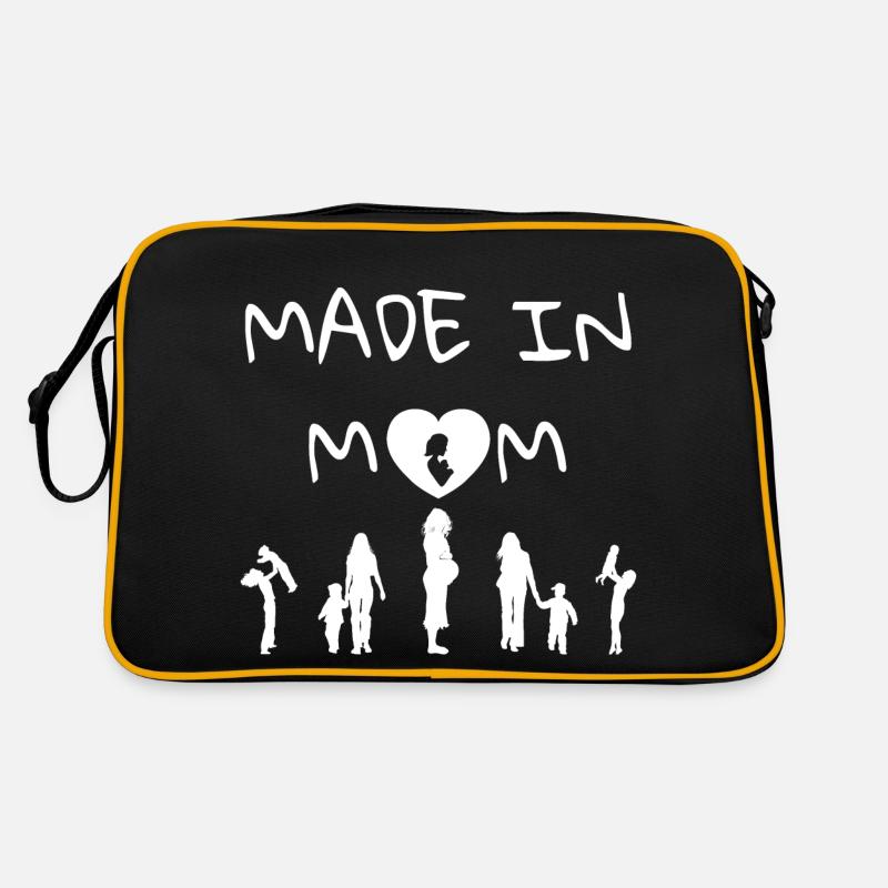 MADE IN MOM - Retro Bag - black/gold