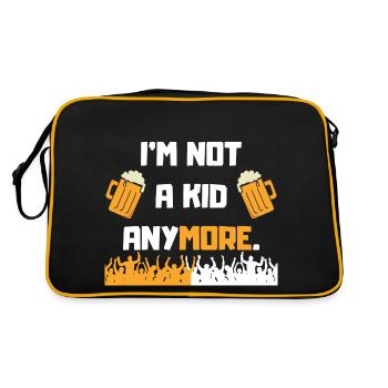 Legal age - Retro Bag - black/gold - Back