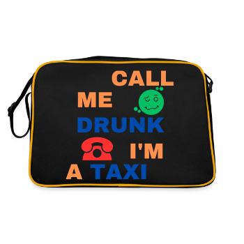 Too drunk - Retro Bag - black/gold - Back