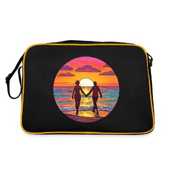Océan d’amour - Sac Retro - noir/or - Dos
