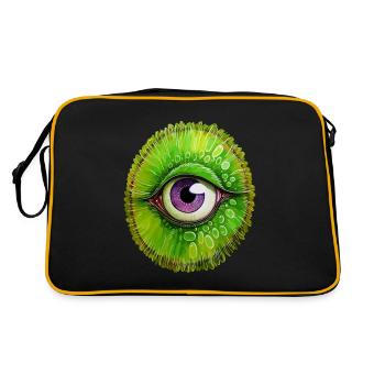 Joie vibrante des kiwis - Sac Retro - noir/or - Dos