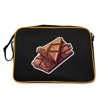 Barre de chocolat - Décadence délicate - Sac Retro - noir/or - Dos