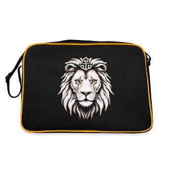 Lions roar - Retro Bag - black/gold - Back