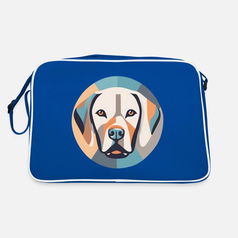 Geometric Labrador Retro Bag