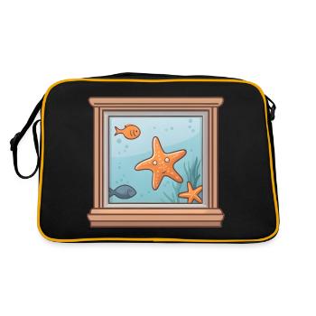 Water view - Retro Bag - black/gold - Back
