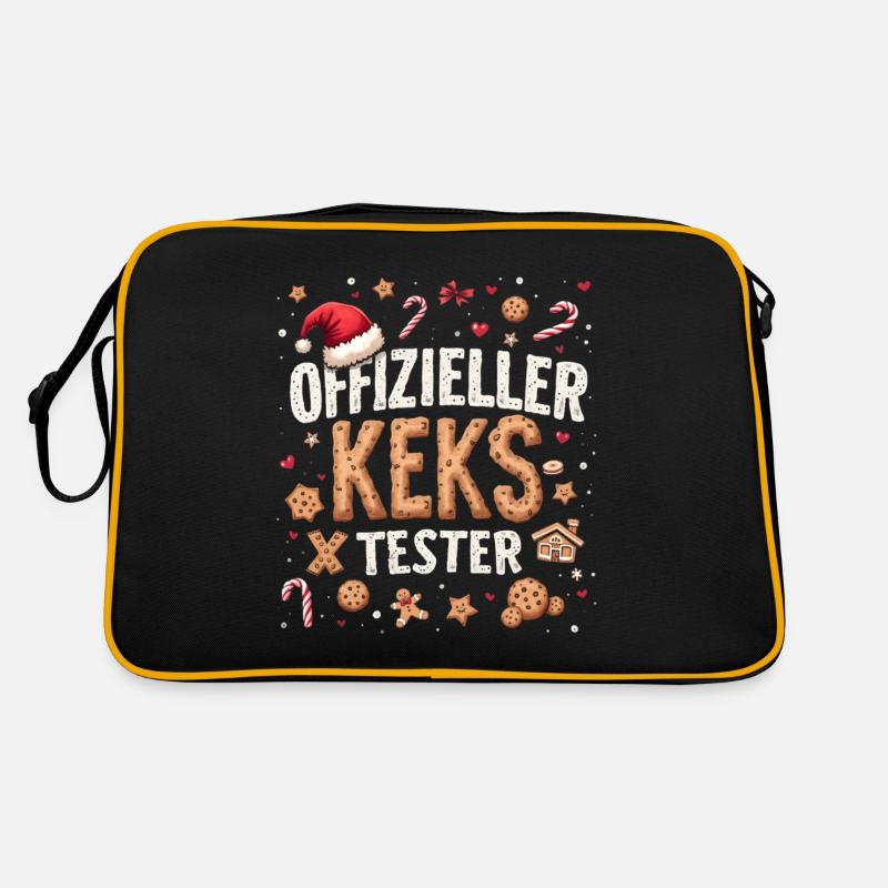 Official Cookie Tester Christmas Cookie Retro Bag