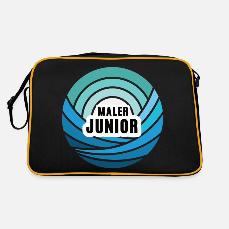 Maler Junior Nachfolger Sohn Kind Junge Nachwuchs Retro Tasche