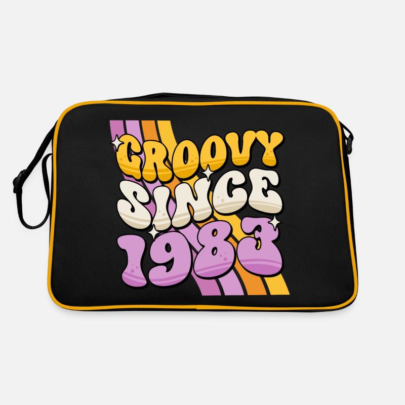 Groovy seit 1983 Retro Vintage Geburtstag Geschenk Retro Tasche