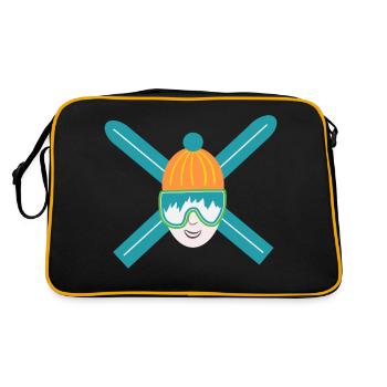 Ski Crazy - No name - Retro Bag - black/gold - Back