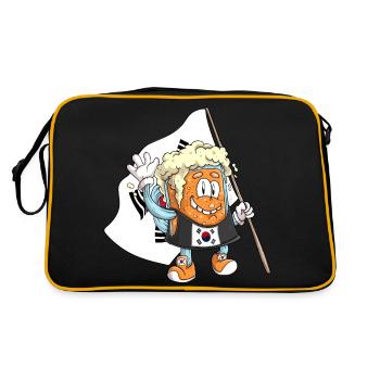 Beer fan of South Korea - Retro Bag - black/gold - Back