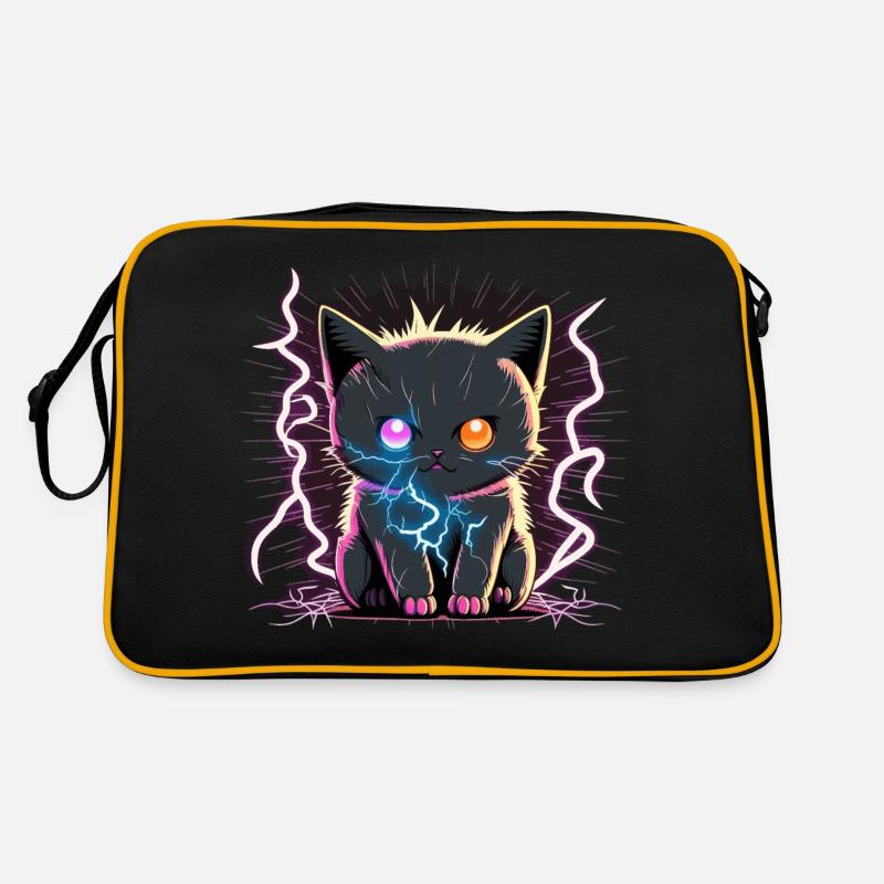 Electrified Cat Retro Bag