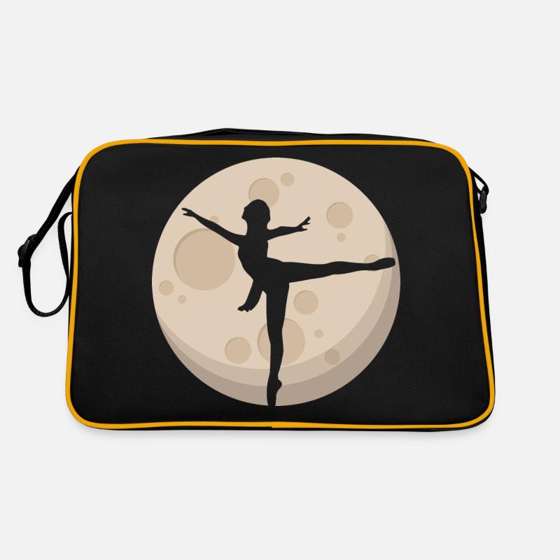 Dancer in the moonlight - Retro Bag - black/gold