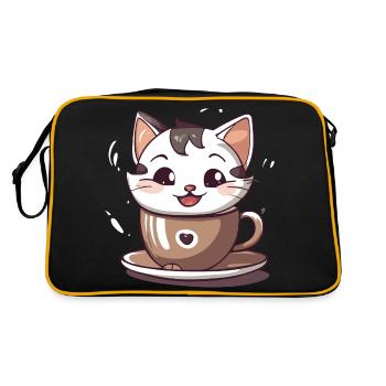 Chatcolate #1 - Retro Bag - black/gold - Back