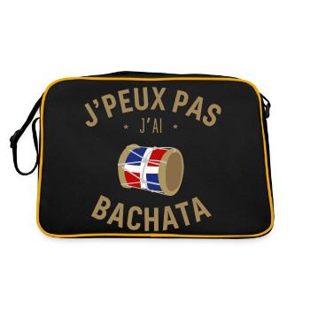 J peux pas j ai Bachata - Sac Retro - noir/or - Dos