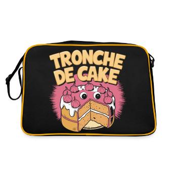 Tronche de cake - Sac Retro - noir/or - Dos