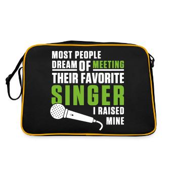 Singer Parent - Retro Bag - black/gold - Back