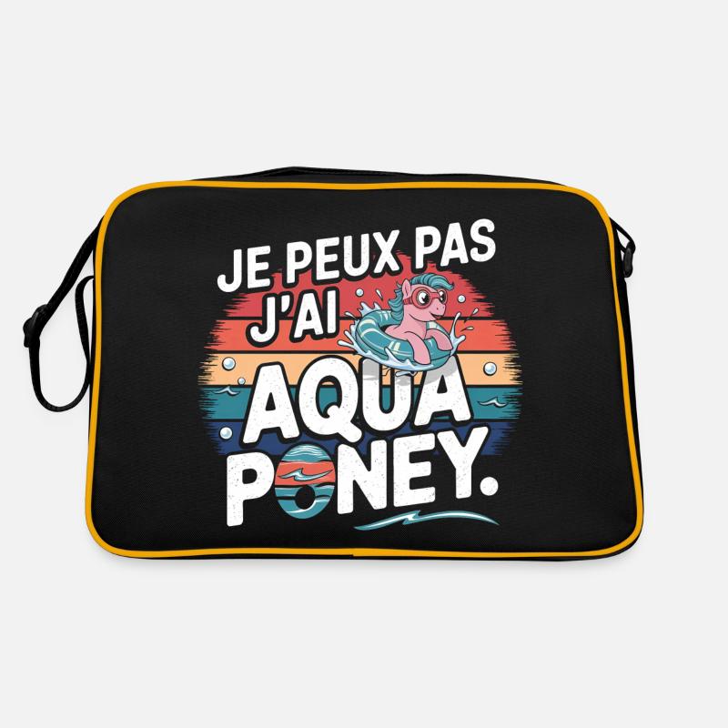 J peux pas j ai Aqua poney Sac Retro