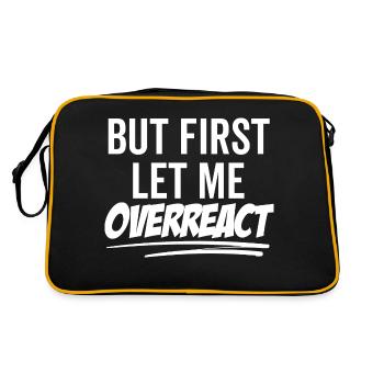 Mais d’abord, permettez-moi de réagir de manière excessive - Sac Retro - noir/or - Dos