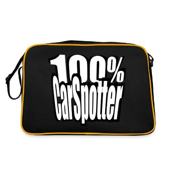 CarSpotter #car #carspotter Accessory T-Shirt - Retro Bag - black/gold - Back