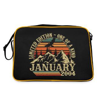 January 2004 - January 2004 Birthday Gift - Retro Bag - black/gold - Back