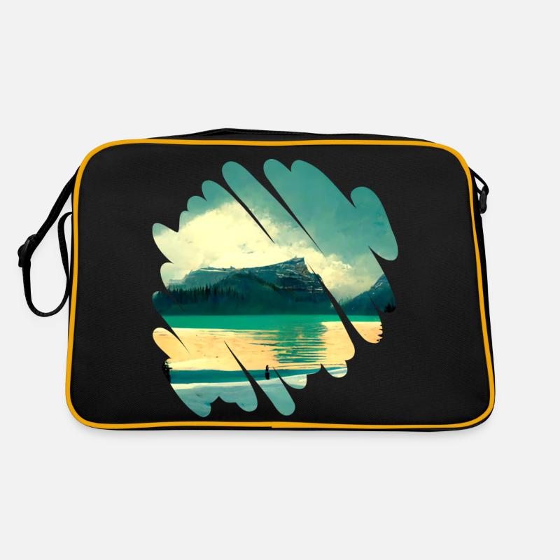 Beautiful nature, landscape Retro Bag