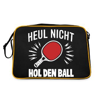 Table tennis Table tennis player - Retro Bag - black/gold - Back