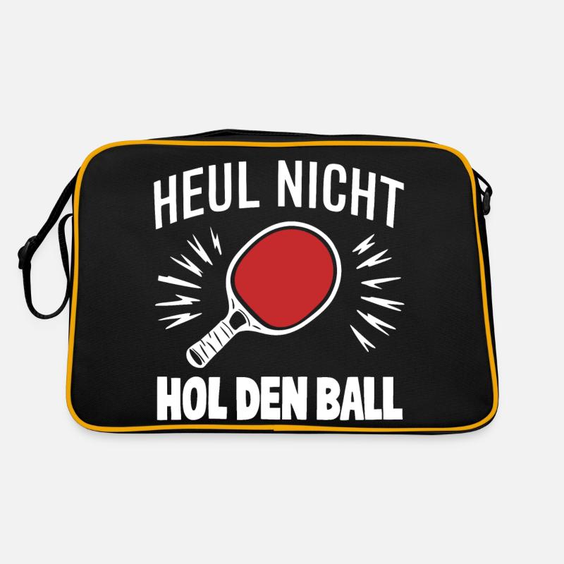 Table tennis Table tennis player Retro Bag