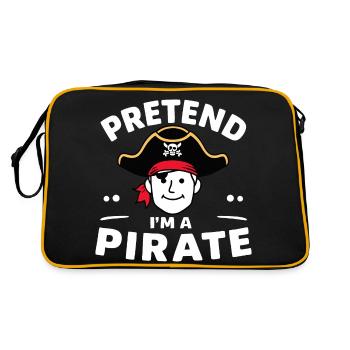Pirate Pirate Carnaval Halloween - Sac Retro - noir/or - Dos