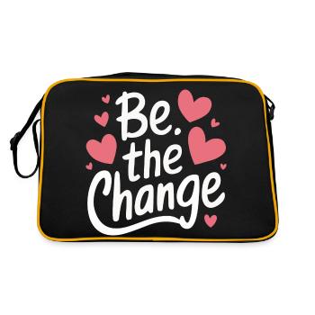 Altruismo Selfless Giving Giving School Spirit - Retro Bag - black/gold - Back