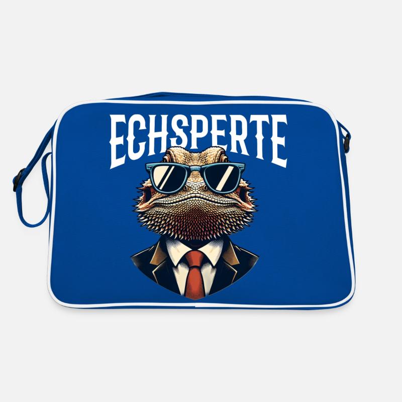 Bartagamen Echsperte Retro Tasche