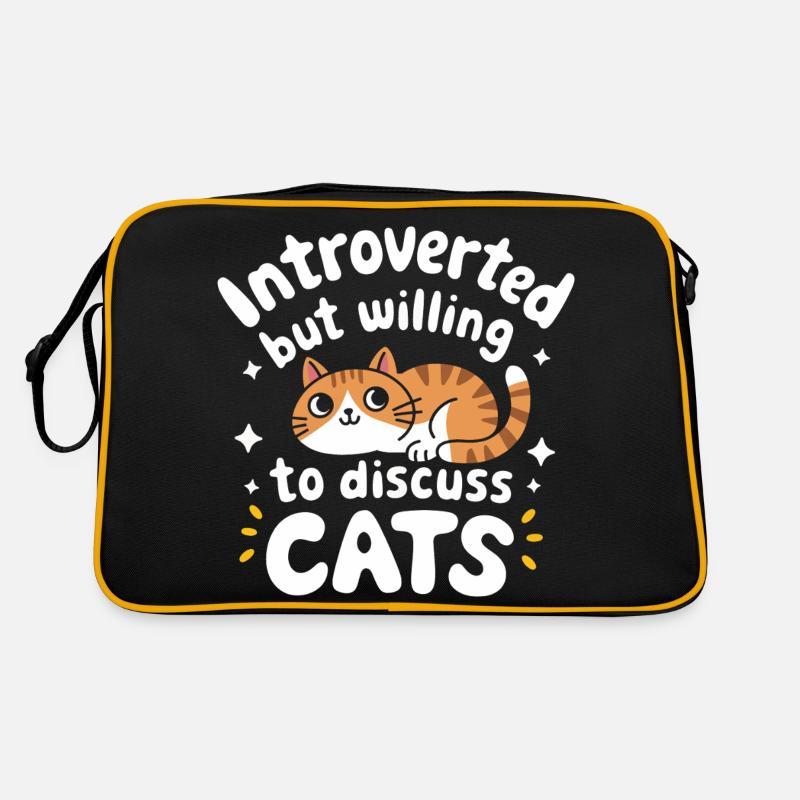 Introvert, antisocial, introvert Retro Bag