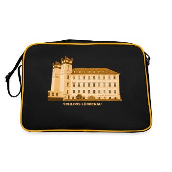 Lübbenau Schloss Spreewald Lubnjow Brandenburg - Sac Retro - noir/or - Dos