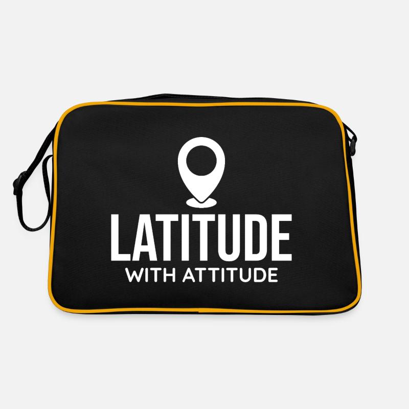Latitude Attitude Pin Location Analyste SIG Sac Retro