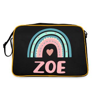 Zoe Nom Rainbow Baby - Sac Retro - noir/or - Dos