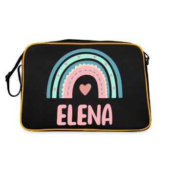 Elena Nom Rainbow Baby - Sac Retro - noir/or - Dos