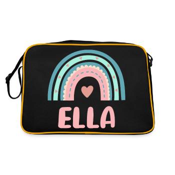 Ella Nom Rainbow Baby - Sac Retro - noir/or - Dos