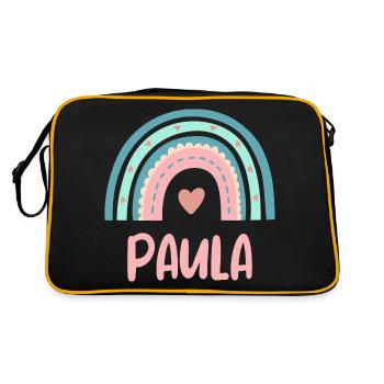 Paula Nom Rainbow Baby - Sac Retro - noir/or - Dos