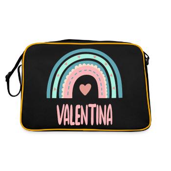 Valentina Nom Rainbow Baby - Sac Retro - noir/or - Dos