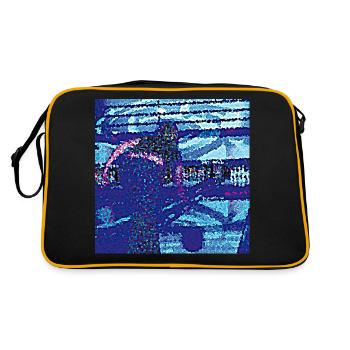 Bowling game - Retro Bag - black/gold - Back