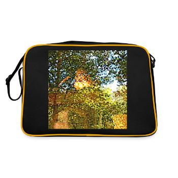 The writer of tales and legends - Retro Bag - black/gold - Back