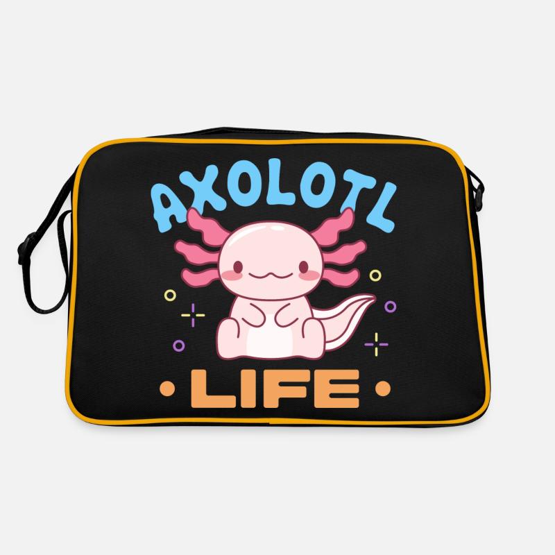 Axolotl Life Design for Axolotl Lovers Retro Bag