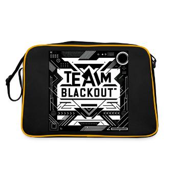 Panne d’électricité de l’équipe 4 - Sac Retro - noir/or - Dos