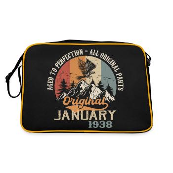86 years of greatness since January 1938 - Retro Bag - black/gold - Back
