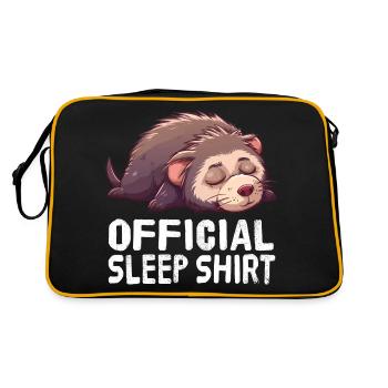 Chemise de nuit officielle Mole - Sac Retro - noir/or - Dos