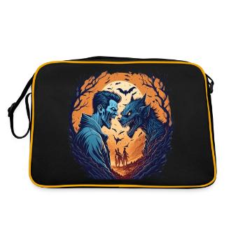 Gruseliges Halloween-partykostüm Zombie Und - Retro Bag - black/gold - Back