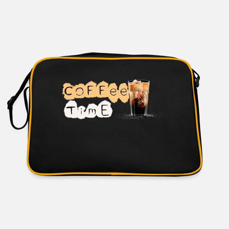 Coffee Time nur noch einen leckeren Kaffee Retro Tasche