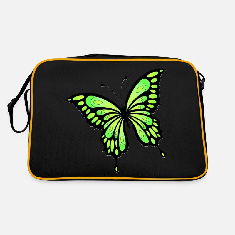 Schmetterling Retro Tasche